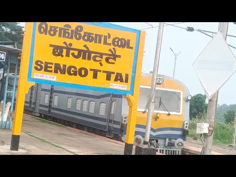 Sengottai to Ambai Train Journey| 20684Sengottai to Tambaram SF Express