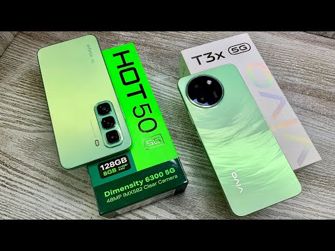 Infinix Hot 50 5g vs Vivo T3x 5g - Best konsa ? | Flipkart Sale Discount 🔥| Gaming Processor 🎮