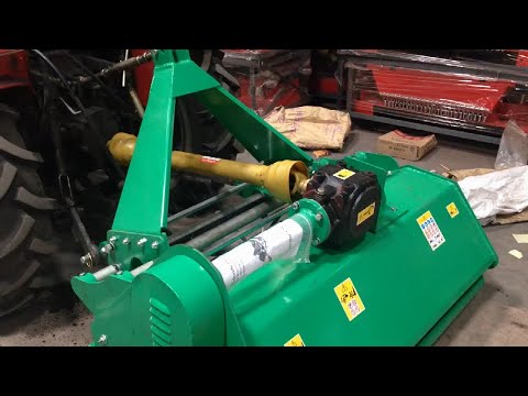 Tractor Flail Mower EFGCH type testing video ,balance is quite stable.