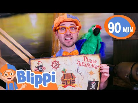 Blippi the Pirate, Arrgg! | Educational Kids Videos | Fun Compilations