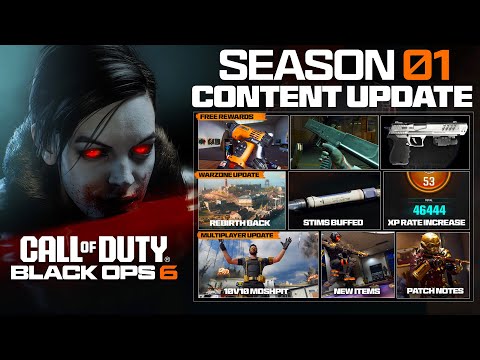 HUGE Black Ops 6 Content Update, FREE REWARDS, XP Increase, Rebirth Island BACK, &.. (Patch Notes)