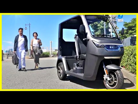 【三人乗りトライク】EV-TUK TUK 　走行イメージ