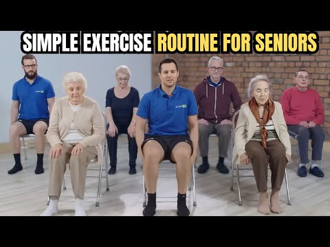 30 Minute Full Body Chair Workout For Seniors