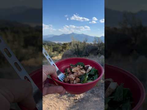 Ajika Grilled Chicken Salad at Camp #campcooking #campfood #camping #campchef