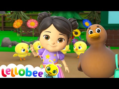 Where Are the Ducklings? Hide and Seek Fun! | 🍯 Lellobee Kids Songs & Cartoons! Sing and Dance