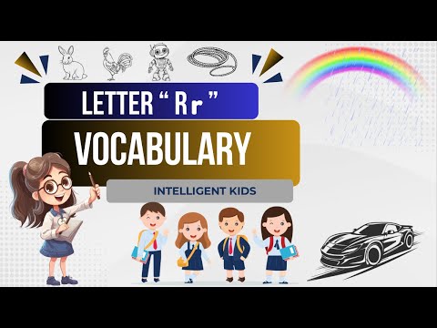 Words That Start With Letter Rr | r words | Learn Letter r | r word vocabulary | phonic sounds | Rr