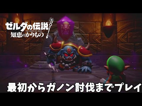 【ゼルダの伝説 知恵のかりもの】　クリアまで一気にプレイ目指す（RTA寄り）　バグなし　前半