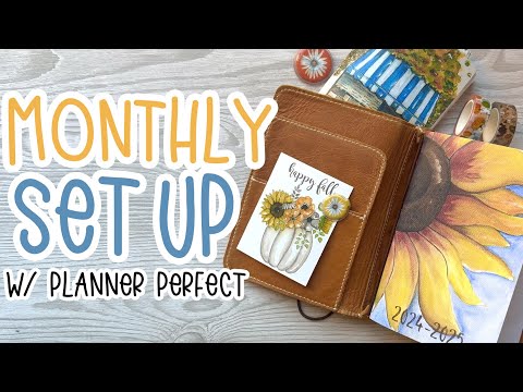 MONTHLY SET UP in my PLANNER PERFECT | HanCanPlan