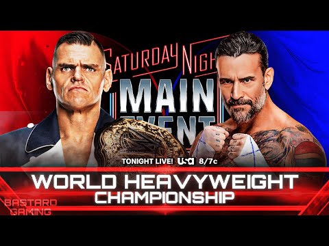 WWE 2K24 | Gunther VS CM Punk - World Heavyweight Championship | Saturday Night Main Event