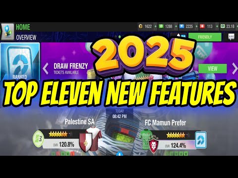 Top Eleven 2025 New Update with new features coming soon !