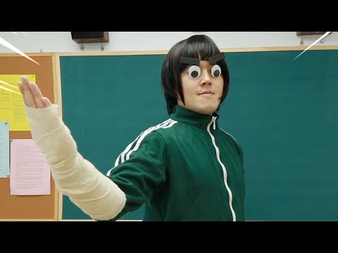 Naruto Gaara ガアラ vs Rock Lee ロック・リー 中二戰士