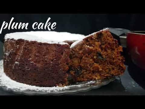 try this easy eggless plum cake during this christmas |no oven|