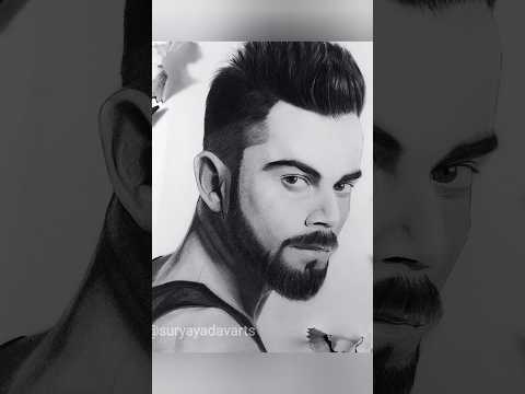 Virat Kohli drawing by @suryayadavarts ✍️...#viratkohli #cricket