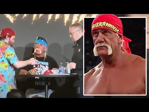 Hulk Hogan Signing Autographs at WWE World (WrestleMania 40)