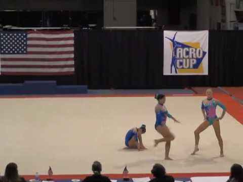 Acro Cup 2012 Junior Elite WG Emily, Chrissy, Hannah (Dynamic)