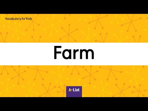 Vocabulary for Kids l Farm