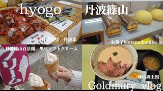 兵庫県丹波篠山市☆秋の味覚散策☆食べ歩き&ランチ&丹波栗と丹波黒豆お買い物🎵　味の郷土館　大福堂　諏訪園（すわえん）　お菓子屋豆畑　丹波篠山百景館