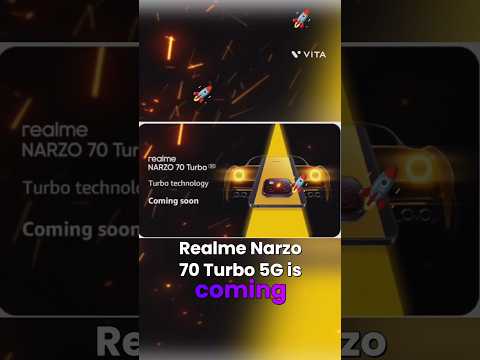 Realme Narzo 70 Turbo:Where Speed and Style Collide#shorts #realme #realmenarzo #realmeindia #coming