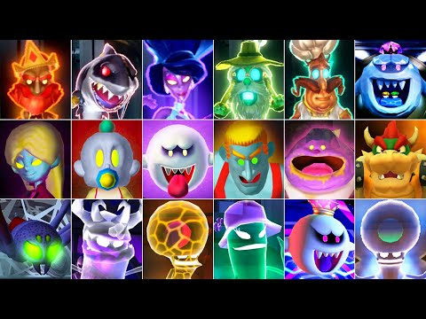 Luigi's Mansion Series - All Bosses (No Damage)