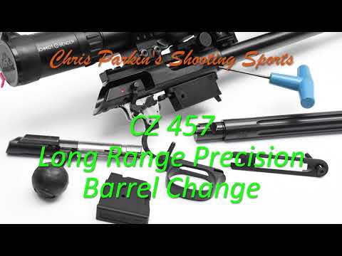 CZ 457 Long Range Precision barrel change capability, 17 HMR to 22 Rimfire