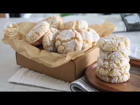 Amaretti Cookies Recipe with 4 ingredients | Egg & Eggless