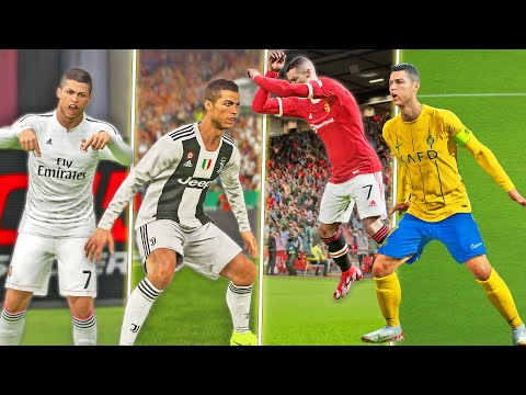 Cristiano Ronaldo SIUUU Celebration from PES 2015 to 2024