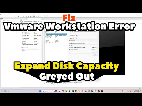 How to Fix VMware Workstation Error Expand Disk Capacity Greyed Out | Unable To Expand Virtual Disk