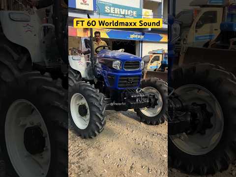 New 2024 farmtrac 60 worldmaxx engine sound #tractortv #tractortv1 #farmtrac60worldmaxx