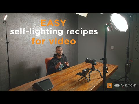 Easy self-lighting recipes for your videos!