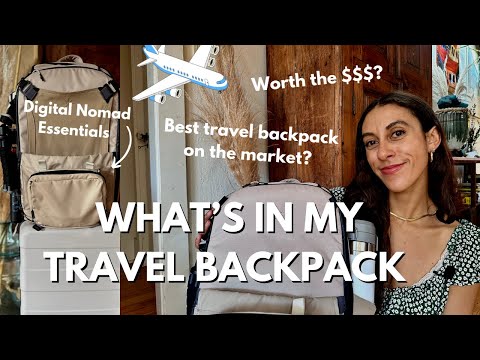 ✨WHAT'S IN MY TRAVEL BAG AS A DIGITAL NOMAD 2023 | Travel Essentials |TropicFeel Hive Backpack