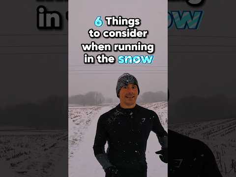 6 Things To Consider When Running 🏃 In The Snow ❄️