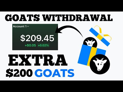 GOAT AIRDROP WITHDRAWAL - Claim Extra $200 Goat Airdrop Token To Your Wallet