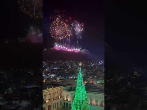 Así celebramos el año nuevo en Zacatecas #zacatecas