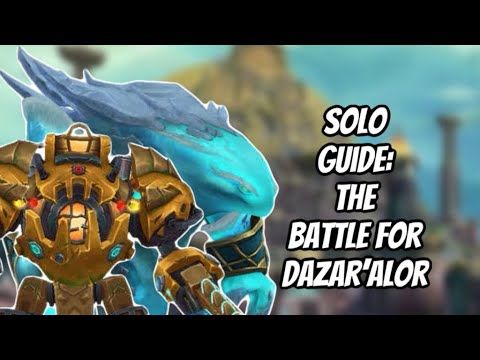 HOW TO GET THE G.M.O.D & GLACIAL TIDESTORM MOUNTS: BATTLE OF DAZAR'ALOR SOLO RAID GUIDE