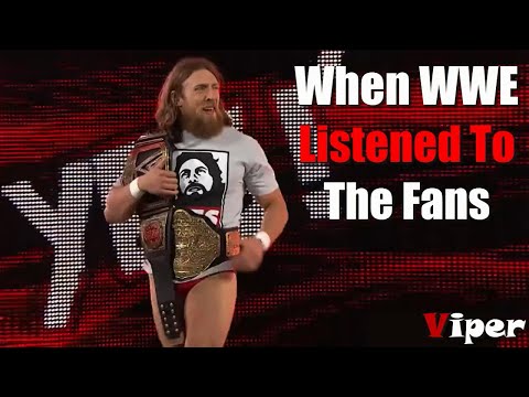 WWE Top 20 Times WWE Listened To The Fans