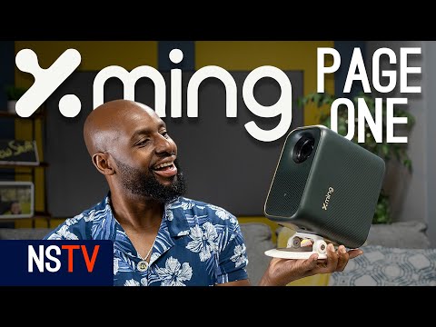 Xming Page One 1080p Projector w/Google TV