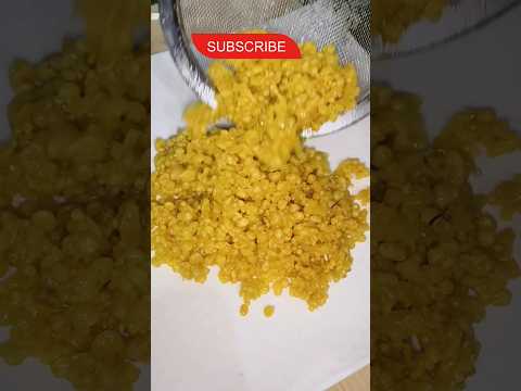 Mithi Boondi Recipe with perfect measurement #rasboondi #foodie #boondirecipe #shorts #youtubeshorts