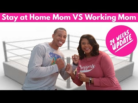 Stay at Home Mom VS Working Mom Debate | 24 Weeks Pregnant Update | Husband Tag | Pregnancy Vlog