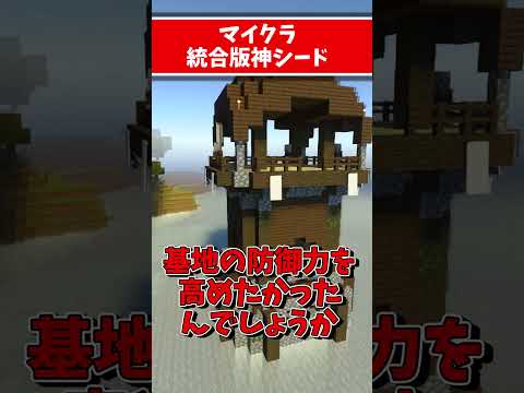 【マイクラ】嘘レベルで超激レアすぎる神シード値３選   【裏技,小技,豆知識,,統合版】