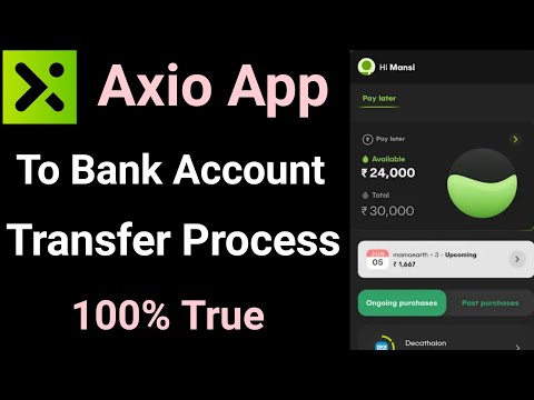 axio to bank transfer | axio bank transfer | axio pay later to bank