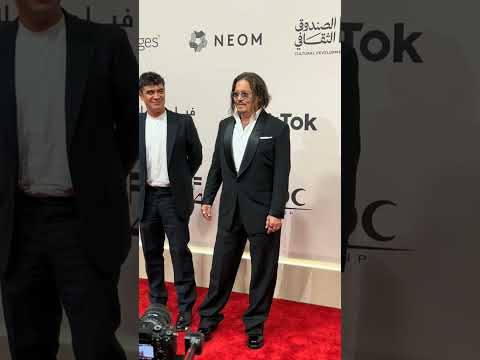 Jhonny Depp In The Red Carpet At The Red Sea Film Festival 2024.#redcarpet#jhonnydepp