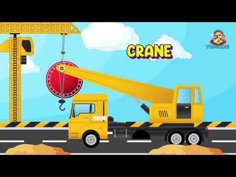 Kids Learning Construction Vehicles: TopKids Educational