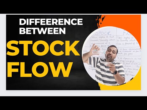 🔴 Difference between Stock and Flow || Macroeconomics chapter 1 class 12 || Circular flow of income