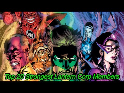 Top 20 Strongest Lantern Corp Members