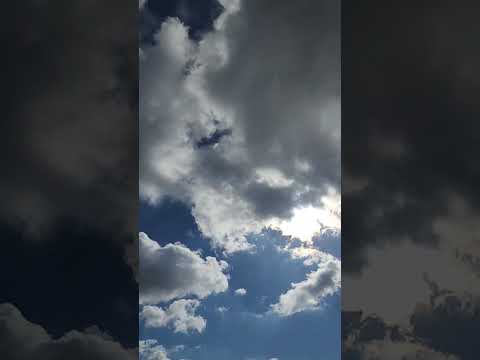 Sunshine thru Gray Clouds.    #visualasmr #asmr #stormclouds #hyperlapse #relaxation