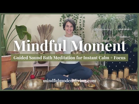 Mindful Moment | Sound Bath Meditation | Surroundings