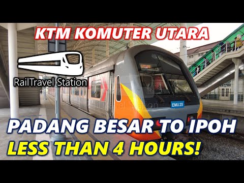 KTM KOMUTER UTARA END-TO-END MARATHON! 🇲🇾🚆 KTM Komuter Utara Padang Besar→Bukit Mertajam→Ipoh