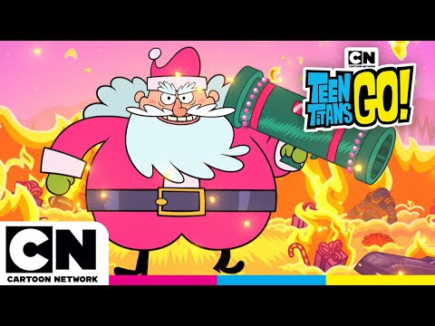 Titans Become the new Santas | Teen Titans Go! | ‪@cartoonnetworkuk‬