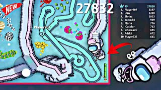 Omg! Old Yeti Crewmate Boos snake skin Unlocked! and The best #gameplay this Map on epic! 🐍io Game