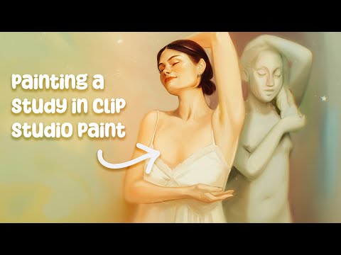 Clip Studio Paint Speedpainting ✦ paint a study with me